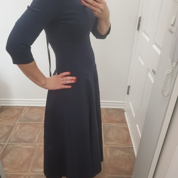 UNTTLD navy sample dress, size small - Picture 4 of 5